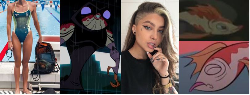 angelahofferson's tweet photo. Aca intento de dibujo. No encontre versiones humanas de motita, y ella es increible y necesita amor!!. Su cuerpo creo que seria el de un triangulo invertido ademas que tenga el fisico de una nadadora (es un pez) El estilo rise duele #rottmnt  #SaveRiseoftheTMNT #RiseoftheTMNT https://t.co/QNlGUzCVe5