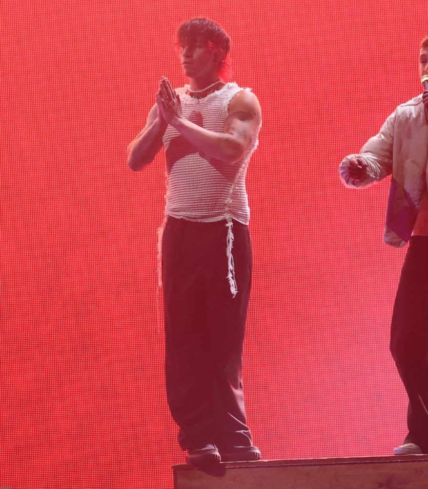 They touch each other lowkey