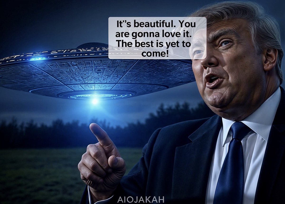 Mesa_T_Aphophas's tweet photo. #NotDrones #NoFear #Elohim #Angels #GalacticFederationOfLight
“It's the perfect strategy.
He's forcing the current government to admit they can't stop the drones, and when they're still peacefully in the air after he's inaugurated, all theories will be exhausted, and finally the public will be ready to hear why the drones can't be stopped.” ~ Kab @Kabamur_Taygeta
The best is truly yet to come!
💚🎉🛸🛸🛸🎉💚