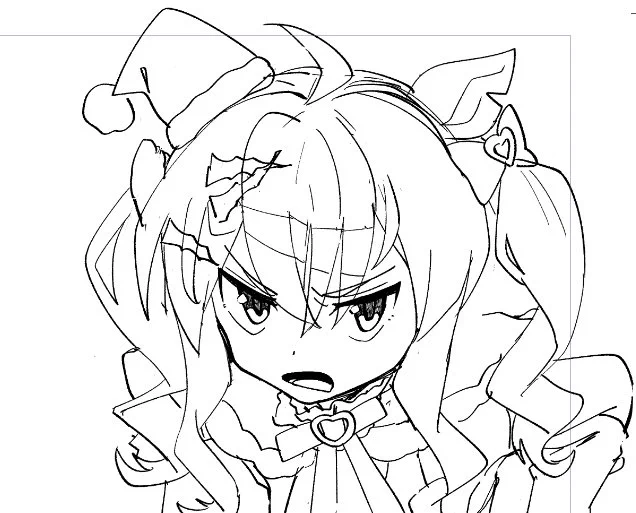 ビキニサンタポケちゃの漫画を描いてま、ま、ま、 