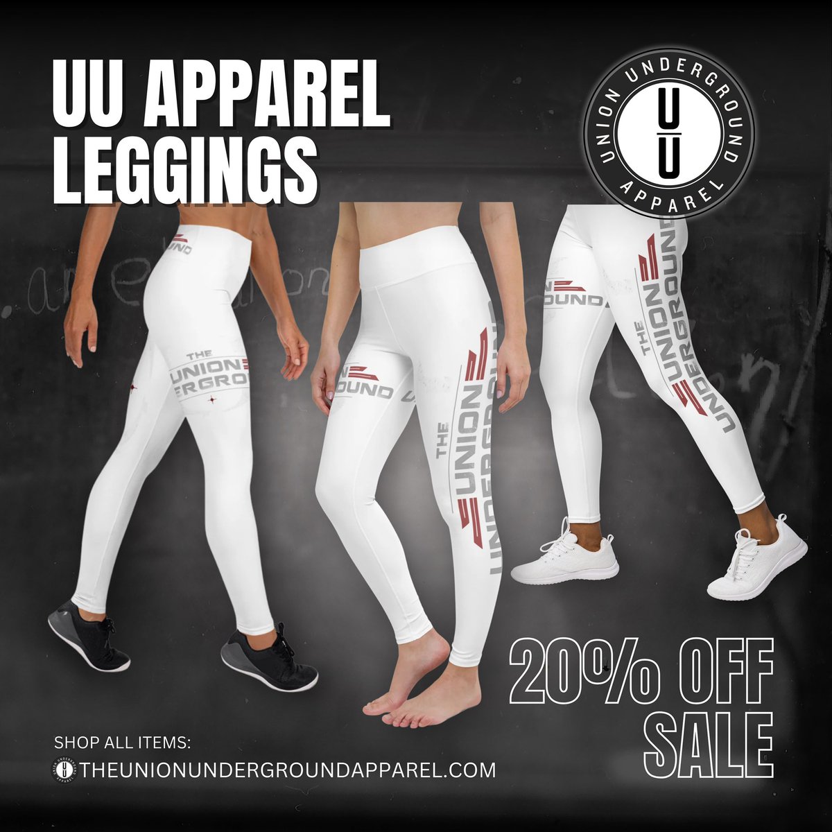 Need some inspiration for your New Year’s resolution? Accessorize with these killer UU APPAREL exercise leggings. 
NO EXCUSES!

20% OFF ALL ITEMS - ALL DECEMBER!!
Shop NOW @ TheUnionUndergroundApparel.com
🛍️ Code: TUUHOLIDAY24