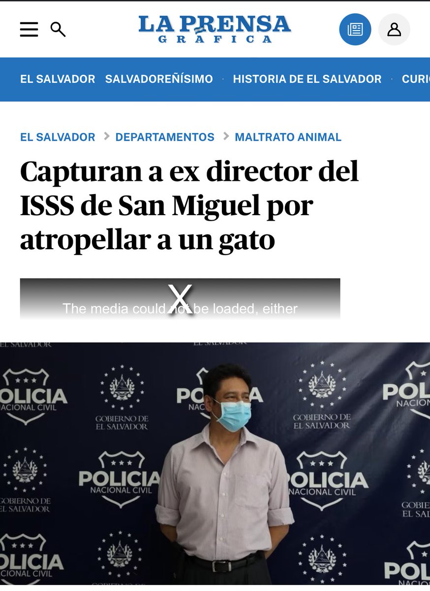 Cipot_e's tweet photo. 🚨🚨E❌tra🚨🚨

-En El Salvador matas “Accidentalmente” a un gato vas preso.

-Si sos ministro de “Obras públicas” y tres obreros mueren en un acto de “Negligencia” no pasa nada! 😬😶 https://t.co/FYvam6tbM8