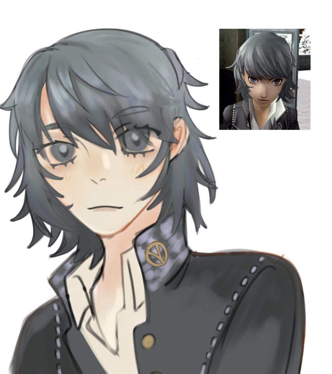 mahirugi's tweet photo. omg who is this diva #Persona4 #YuNarukami https://t.co/hbp9AUuNEN