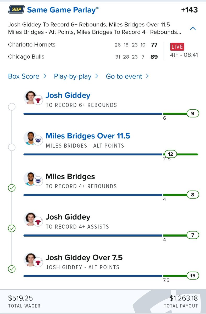Bang!! 💲🤑💸 Cash us out with 9 mins left to go in the 4th!!! Retweet and like this post up!!