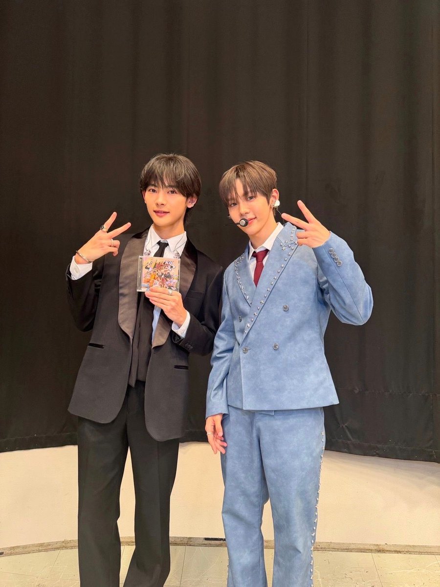 フジテレビ系列『週刊ナイナイミュージックプレゼンツ FNS後夜祭』
NOAさんと📸

<a href="/noamusic_japan/">NOA</a>
#NOA
#SHOTARO #쇼타로
#RIIZE #라이즈
#RISEandREALIZE