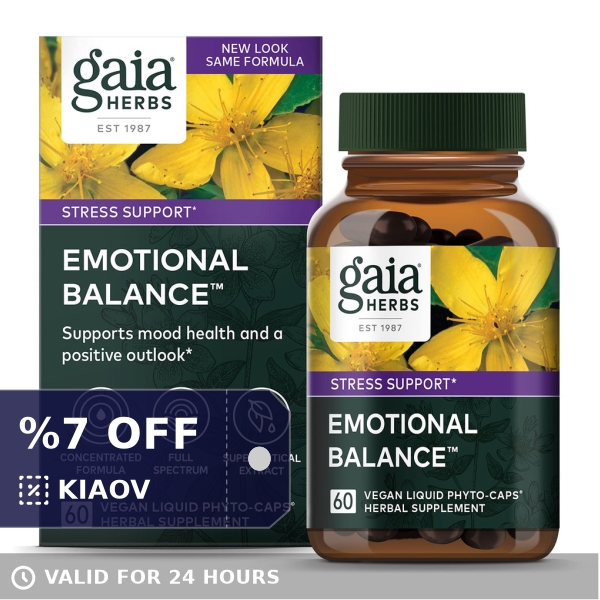 CheckUs1st's tweet image. Unleash your inner calm with Gaia Herbs Emotional Balance! 🌿✨ A perfect blend of St. John’s Wort, Passionflower &amp;amp; more to support your daily grind without claiming to solve life's drama. Find your balance for just $32.58: shortlink.store/-fbkyg6wavv7 #Wellness #BotanicalBoost