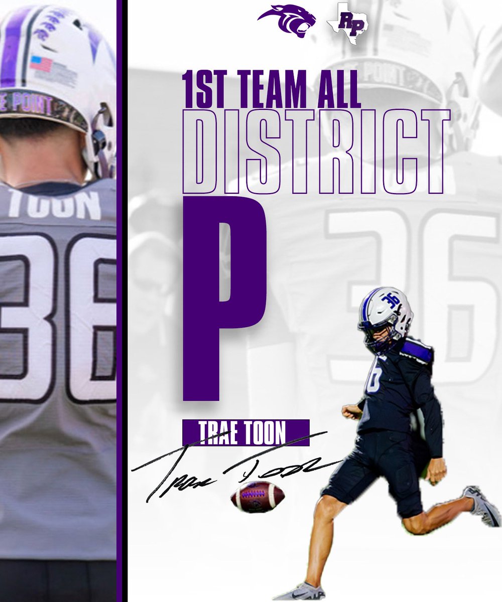 RPHS_FB's tweet photo. Congratulations to both our Kicker and Punter wing selected 1st Team All-District!
Both are tremendous talents!
#Weapons @BrettsonBooker @ToonTrae https://t.co/GbRCxHkwgr