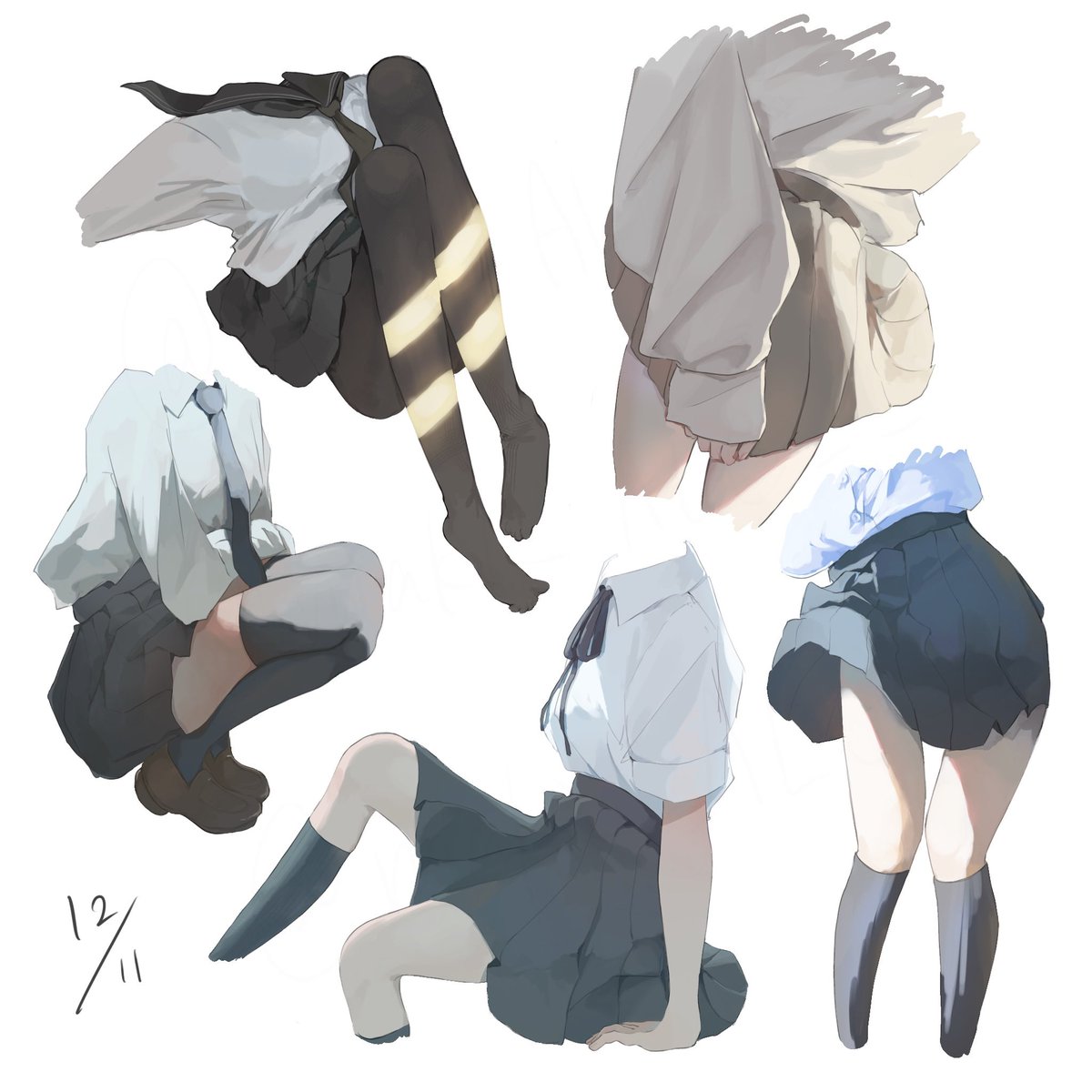 maki_ALC__'s tweet photo. #illustration  #イラスト
制服 https://t.co/f6u9TRSeQC