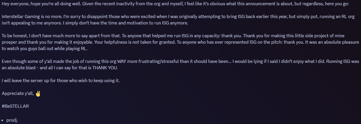 Interstellar Gaming (CLOSED) tweet media