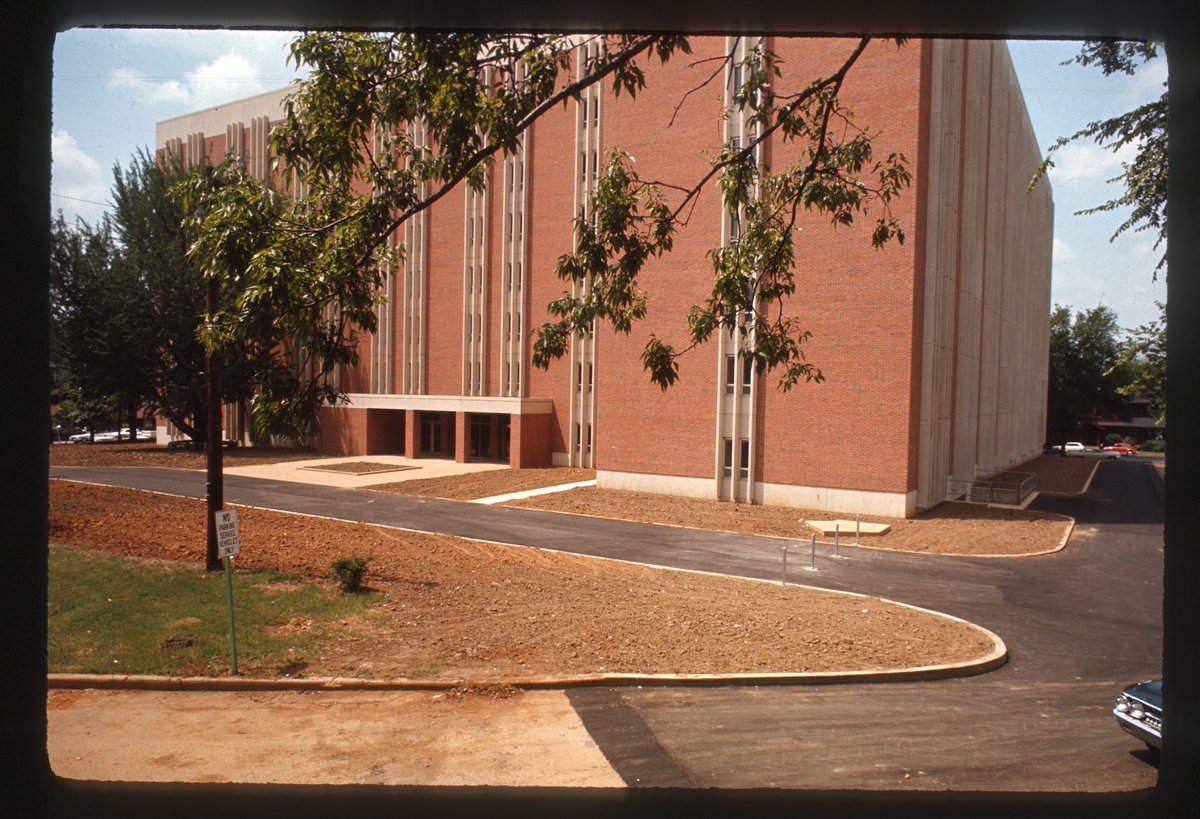 zachkeith's tweet photo. Photos of Humes Hall and the rest of Presidential Court followed by Clement Hall on the University of Tennessee’s  campus. Taken between 1964-1969. https://t.co/3MWdAMw3UO