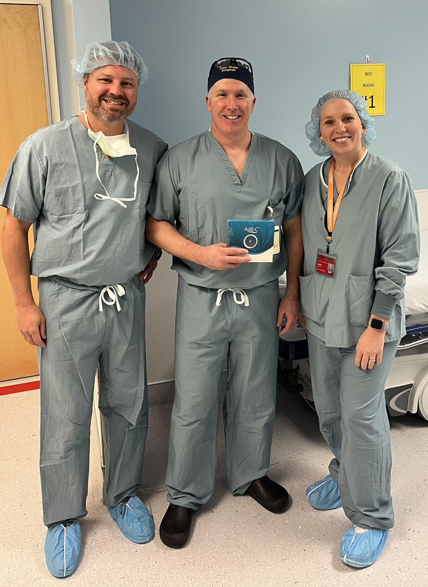 Excited to have placed our first #Cartiheal implant. This implant brings the potential for #jointrestoration to a segment of our patient population for which we previously had very limited options. #cartilage