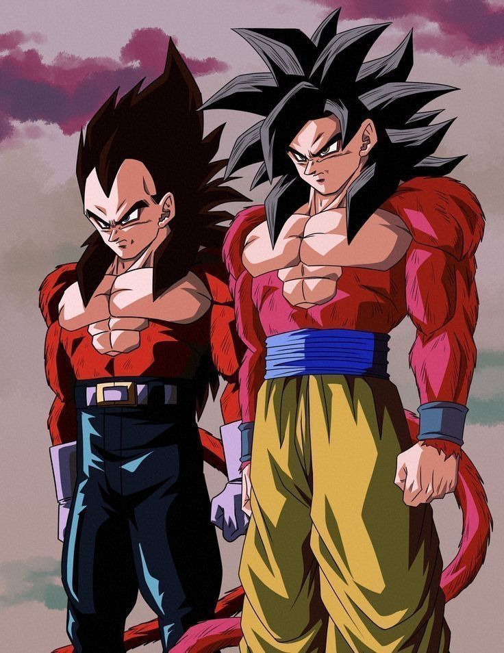 Super Saiyan 4 Goku &amp; Vegeta