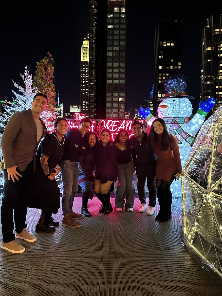 I guess taking a picture in front of the snowman will be our tradition for the holiday party from now on 😂
