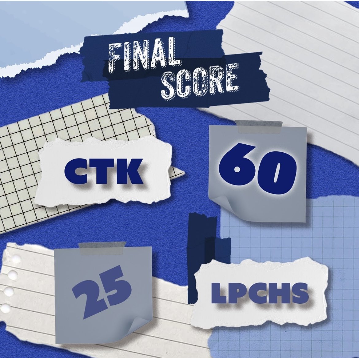 CTKCrusaders's tweet photo. 🏀Varsity girls final:

Christ the King 60 | Liberty Prep 25

🚨Senior Claire Broda led the way for the Crusaders with 16 points! Rosie Gorman with 13, Taylor Paul with 9, Lucy Gorman with 8, and Anna Haynes with 8!

#GoCrusaders | #CTK | #CTKBasketball https://t.co/vNkd2gdm4b