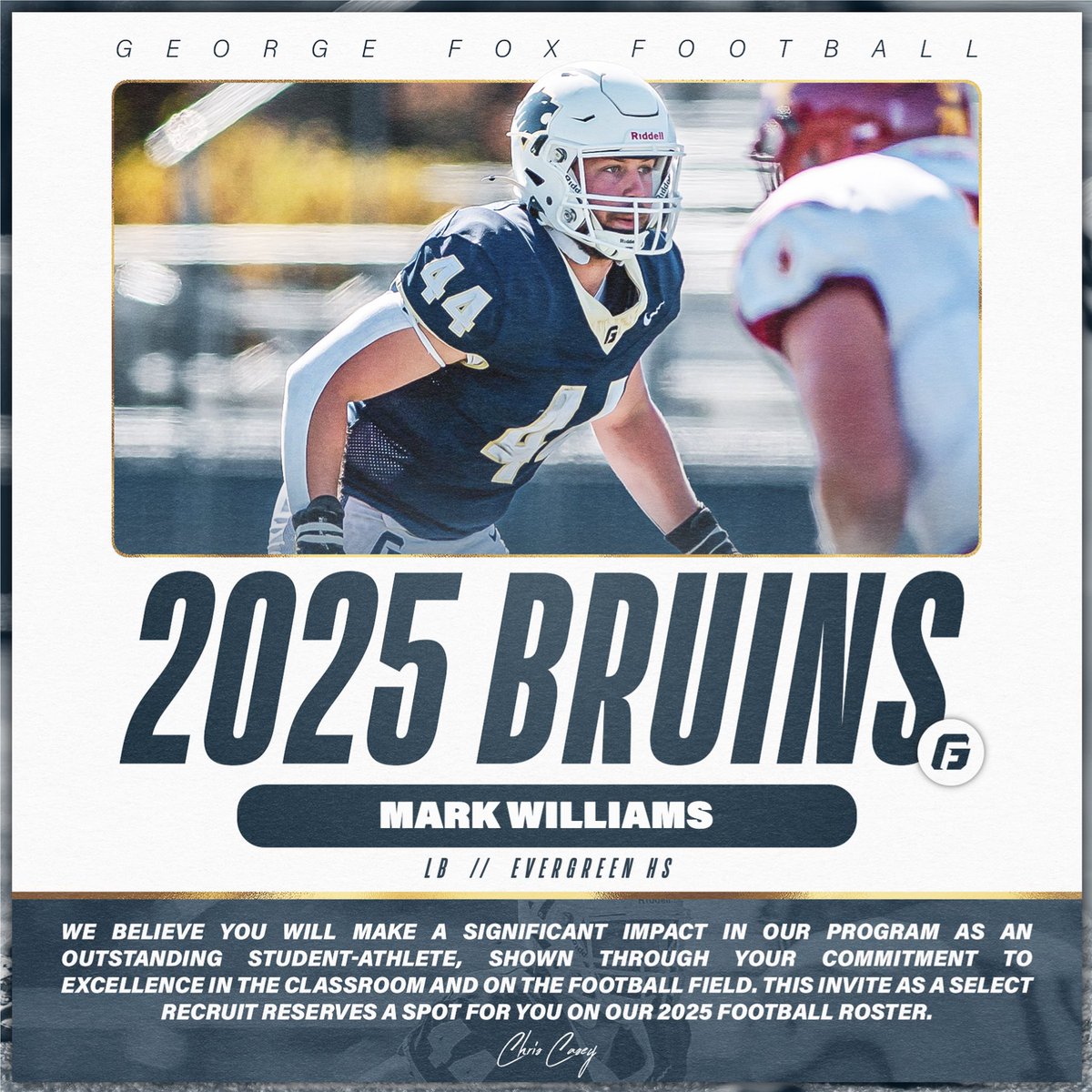 MJW10π (@markwilliams678) on Twitter photo After a amazing conversation with @CoachHughesGFU Iβm Blessed to say I got my fourth offer from <a href="/GFUFootball/">GFU Bruin Football</a>
<a href="/SwainChristian5/">Coach Swain</a> <a href="/dsegar22/">Daniel Segar</a> <a href="/coachAlex_E/">Alex English</a> <a href="/ThomasJ32747516/">Thomas Johnson</a> <a href="/DonaldeDara/">Dara Donalde (Coach Ray)</a> After a amazing conversation with @CoachHughesGFU Iβm Blessed to say I got my fourth offer from <a href="/GFUFootball/">GFU Bruin Football</a>
<a href="/SwainChristian5/">Coach Swain</a> <a href="/dsegar22/">Daniel Segar</a> <a href="/coachAlex_E/">Alex English</a> <a href="/ThomasJ32747516/">Thomas Johnson</a> <a href="/DonaldeDara/">Dara Donalde (Coach Ray)</a>