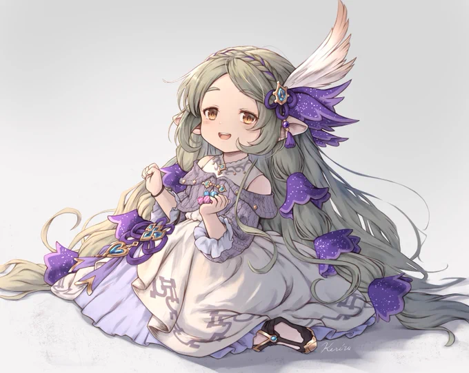 ロベルティナちゃん、お顔とか、だいぶ手直し入れたので再掲しとく! #グラブル #GranblueFantasy