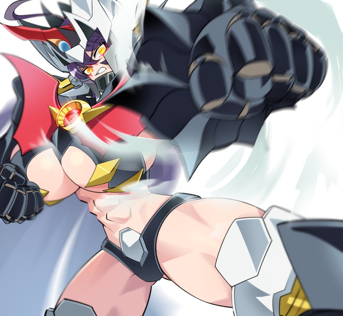#今年も残りわずかなので今年一番伸びた絵を貼る 
マジンカイザーがダントツだった 