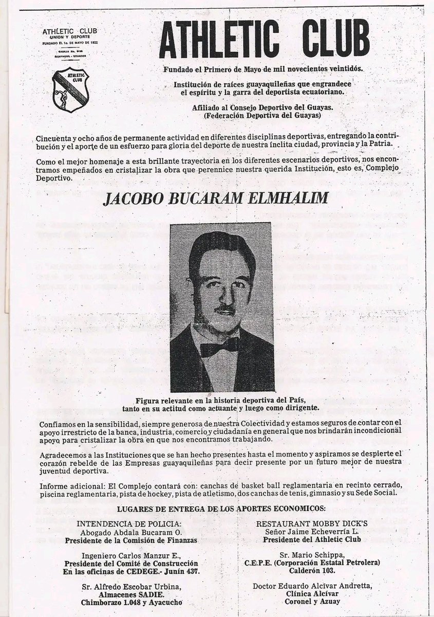 ¡Oh, Athletic, tu nombre es glorioso,cuna siempre del deporte local,muchos hombres serán optimistas por el triunfo que a ti te darán¡Athletic Club… aún nos espera el futuro! <a href="/AntonioUbilla1/">Antonio Ubilla</a> <a href="/juca69ec/">Juan Carlos Mestanza</a> <a href="/vmestanza59/">Victor Mestanza A.</a> <a href="/PichiCastroD/">Dr. Guillermo Castro Dáger</a> <a href="/abdalabucaram/">Abdala Bucaram Ortiz</a> <a href="/faustoperezv/">Fausto Perez V</a> <a href="/EmmaV_R/">Emma Villavicencio Ruilova💙</a> <a href="/DiegoArcos14/">𝒟𝑖𝑒𝑔𝑜 𝒜𝑟𝑐𝑜𝑠 𝒮𝑎𝑎𝑣𝑒𝑑𝑟𝑎</a>
