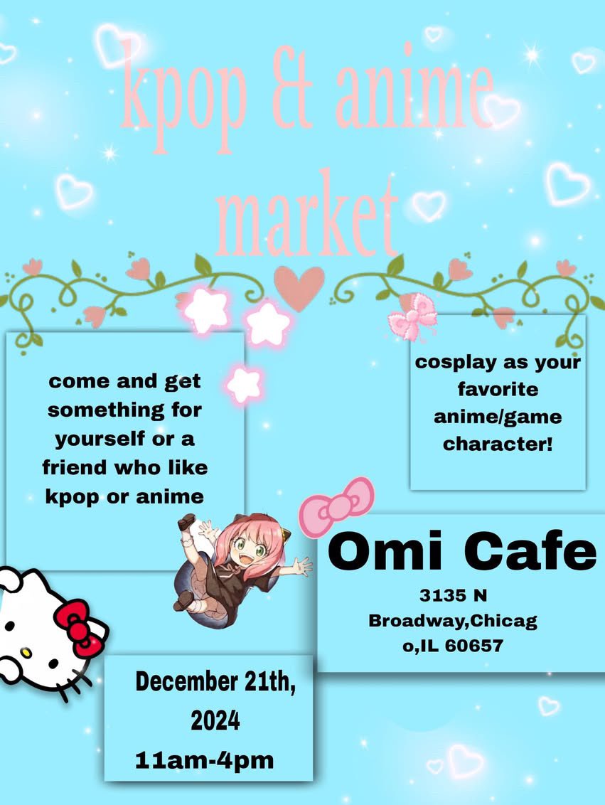 Guess who’s backkkkkk
Ktea_events comeback 😭🤚🏻
<a href="/Chi_CupSleeve/">Chicago Cup Sleeve Events</a> <a href="/kpopcupsleeves/">kpop.cupsleeve.events</a>