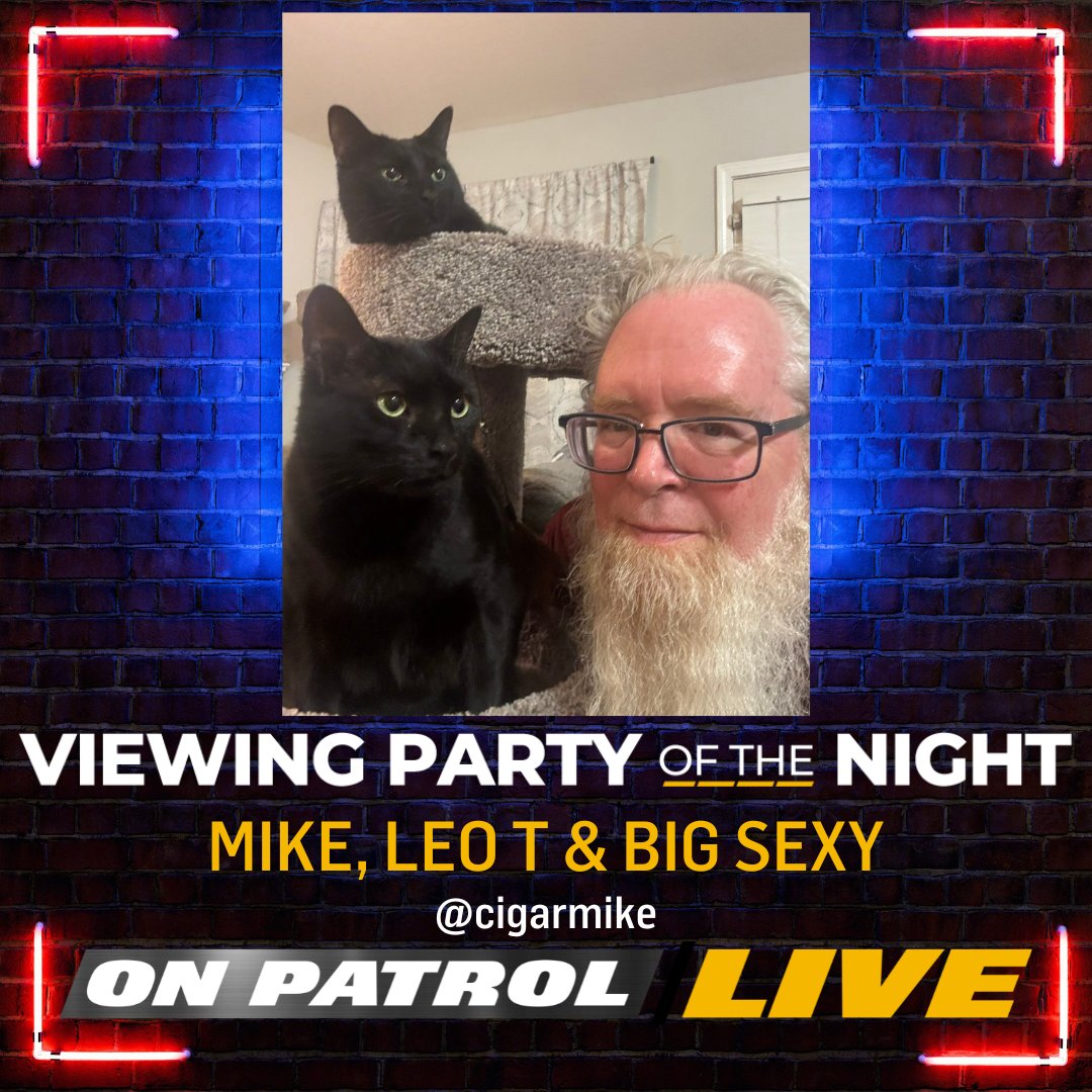 ReelzChannel's tweet photo. Congratulations @cigarmike, YOU, LEO T, & BIG SEXY are tonight's #OPLive #ViewingPartyoftheNight!
#OPNation #REELZ #OnPatrolLive https://t.co/Y5qjpmsVjG