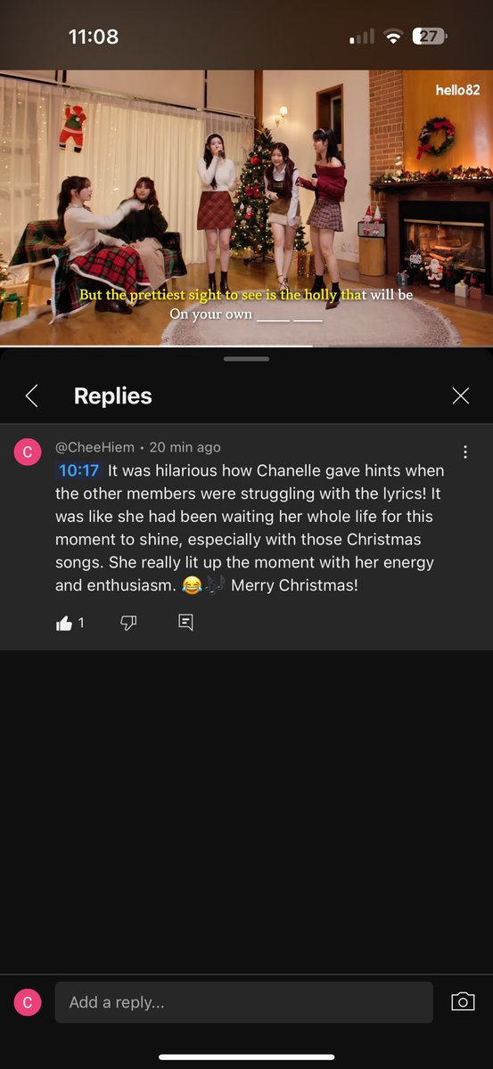 hhiem_99's tweet photo. @hello82official @we_fiftyfifty
Merry Christmas🎄I wish all of you continued success and many more opportunities to showcase your amazing talents and humors in the future!
https://t.co/TEASROINJG
#GetOnTheMic_FIFTYFIFTY #FIFTYFIFTYxhello82
#FIFTYFIFTY
#hello82 https://t.co/qwZX3mKg6V