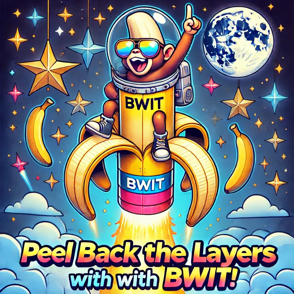 d_memes_world's tweet photo. Who needs Wall Street when you have Banana Street? 🍌🚀 BWIT: the memecoin that's peeling back the layers of boring crypto. Hop on before this banana rocket blasts off! 🚀✨ #BWIT #BananaCommunity #MemeLife https://t.co/i04eoBURYI