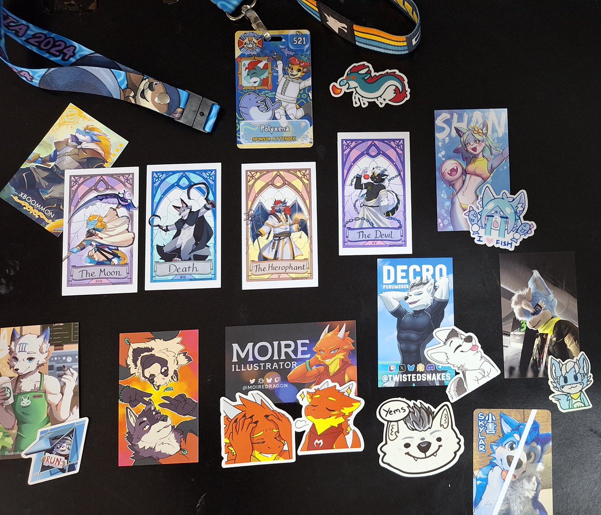 polyderg's tweet image. Furum 2024 Appreciation Post!
I wish I spent more time on the con floor to meet and make new furss!
Furum24 was awesome, so many first-time experiences and new friends. I'm looking forward to next year!
Big &lt;3 to my close friends for the wild memories~