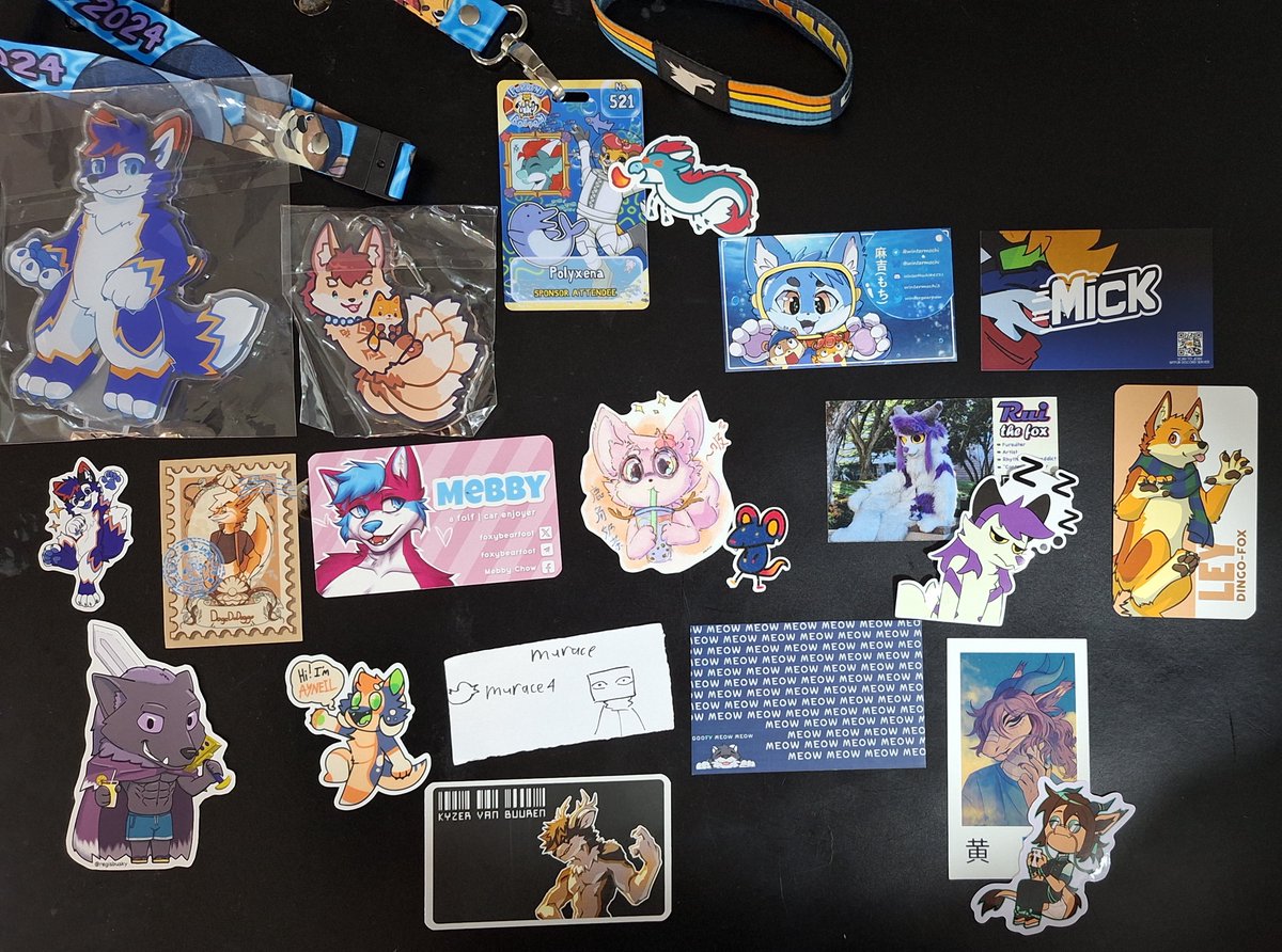 polyderg's tweet image. Furum 2024 Appreciation Post!
I wish I spent more time on the con floor to meet and make new furss!
Furum24 was awesome, so many first-time experiences and new friends. I'm looking forward to next year!
Big &lt;3 to my close friends for the wild memories~