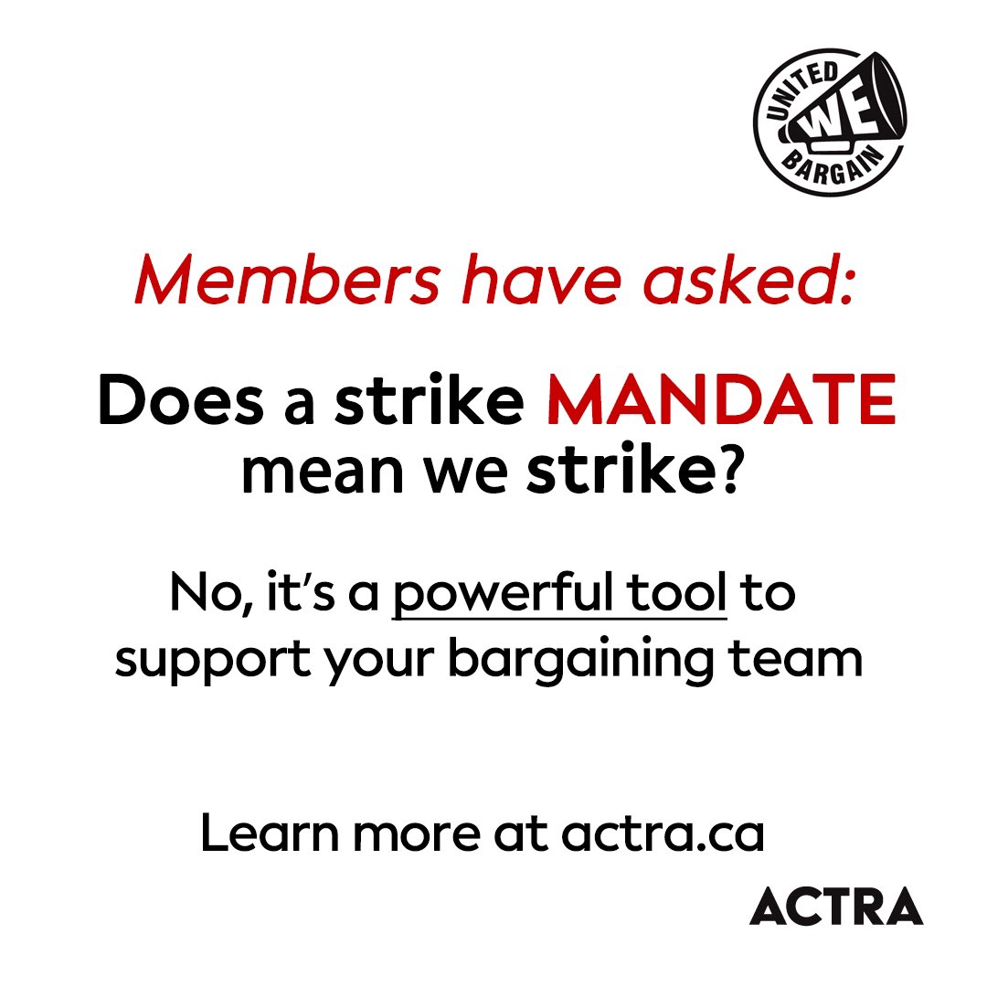 ACTRAnational's tweet photo. https://t.co/Cx6OFH3gX8