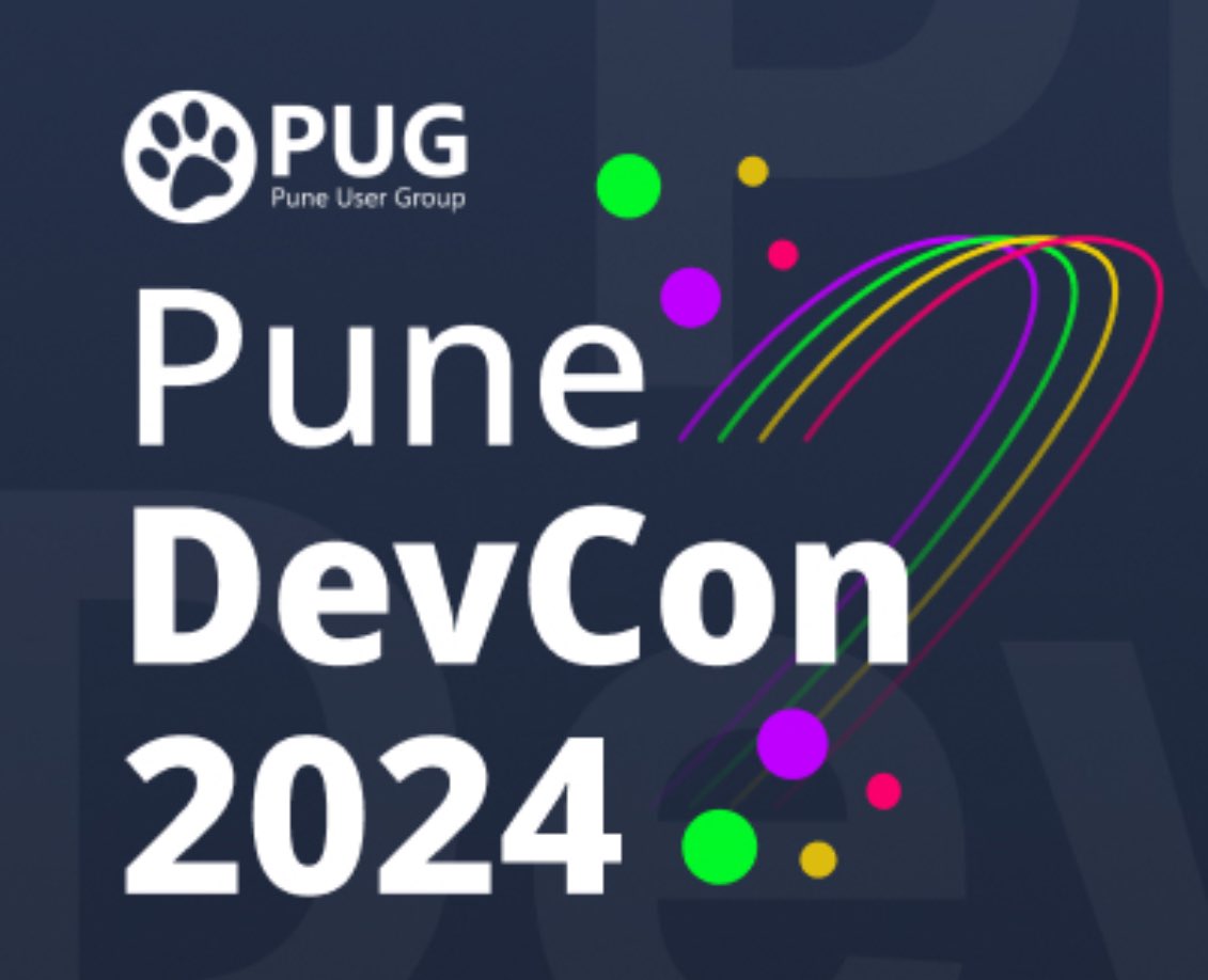 VikramPendse's tweet image. I am attending ! See you there ! #PuneDevCon by @PuneUserGroup #Pune