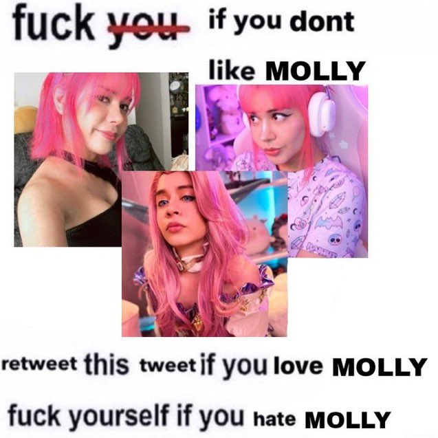 pizynitoAA's tweet photo. molly solo dijo factos, tocó tanquear y pelear contra niños de kinder de nuevo, t amo mollysita https://t.co/r25aQc1wvy