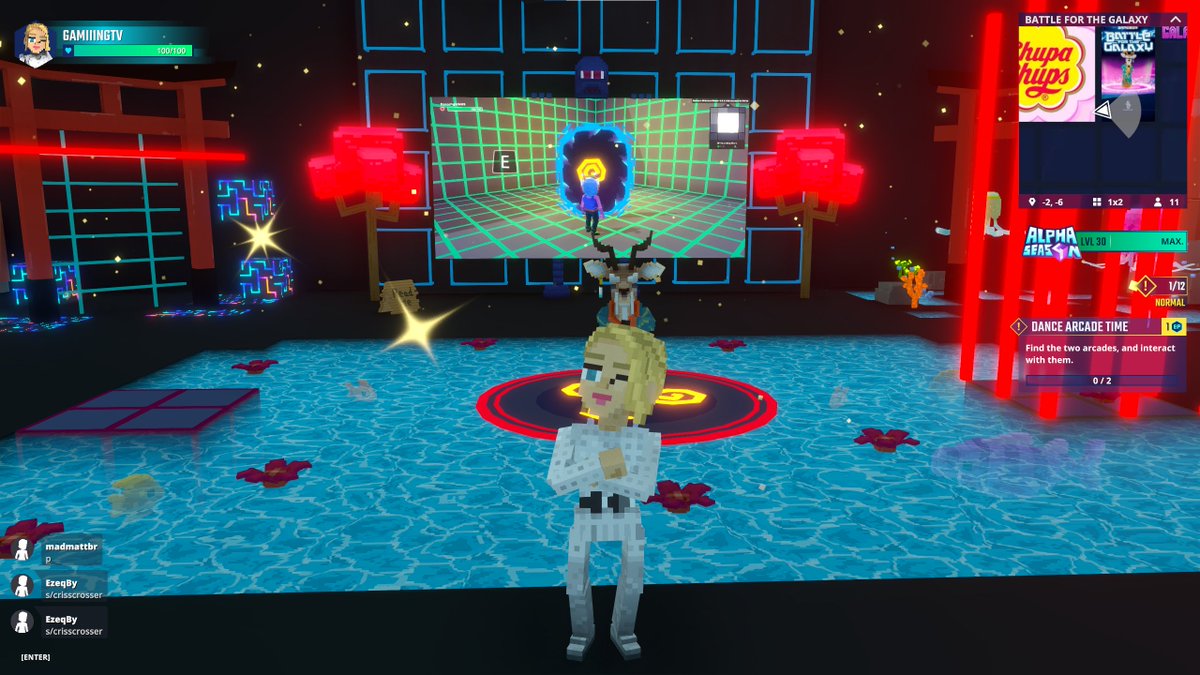 GamiiingTVQC's tweet photo. Training at the Battle of Galaxy Dojo in @TheSandboxGame. Preparing to defend the universe, one punch at a time! 🥋🌌 @dancefightapp https://t.co/PJmWdD2uSC #TheSandbox #AlphaSeason4 #AS4SocialChallenge https://t.co/kkTAxgDq5C