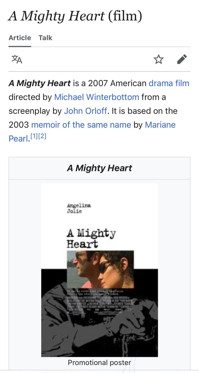 Nick302532's tweet photo. @expert_oscar @NextBestPicture Not necessarily.

Angelina Jolie has been snubbed #Oscars  nomination for a biography drama #AMightyHeart.

She had GG (Drama) + SAG + CCA nod but lost Oscars nomination.

The 5 spot in that year was Laura Linney #TheSavages . https://t.co/XThJ1OPLue