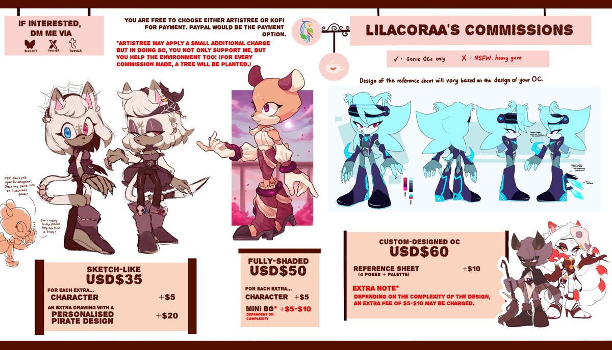 lilacoraa 🌺COMMISSIONS (OPEN) tweet media
