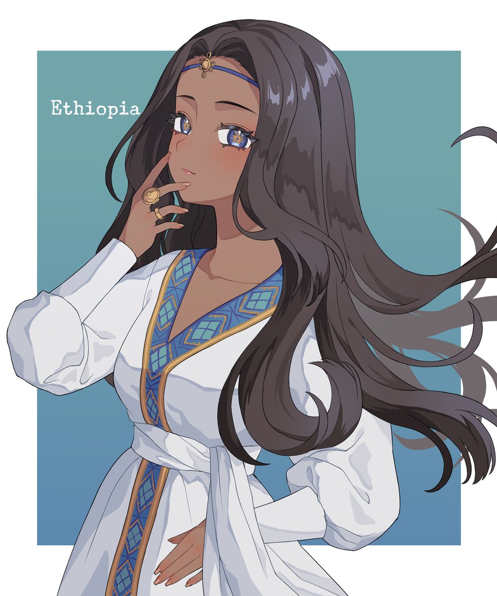 kinnsyoku's tweet photo. 🇪🇹さん
＃国擬人化 ＃今すぐ国旗を振って https://t.co/AZdInez5gI