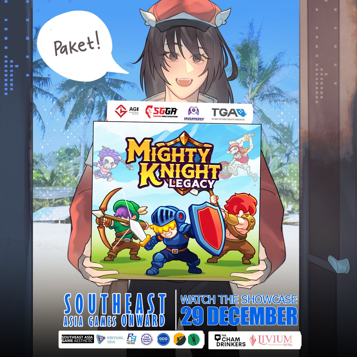 Mighty Knight (@mightyknightdev) on Twitter photo Mighty Knight Legacy is proud to be part of #SEAGO!
Be sure to wishlist here: store.steampowered.com/app/2676990/Mi…
and also check out other cool games from fellow SEAdevs!
#screnshotsaturday
<a href="/SEAGamethetic/">South East Asia Game Aesthetic</a>
@VirtualSEA
<a href="/PlayPrimeShow/">PlayPrime</a>
<a href="/themagicrainMY/">THE MAGIC RAIN ➡ Dice & Dine 2025</a>
<a href="/asosiasigame_id/">Indonesian Game Association</a> Mighty Knight Legacy is proud to be part of #SEAGO!
Be sure to wishlist here: store.steampowered.com/app/2676990/Mi…
and also check out other cool games from fellow SEAdevs!
#screnshotsaturday
<a href="/SEAGamethetic/">South East Asia Game Aesthetic</a>
@VirtualSEA
<a href="/PlayPrimeShow/">PlayPrime</a>
<a href="/themagicrainMY/">THE MAGIC RAIN ➡ Dice & Dine 2025</a>
<a href="/asosiasigame_id/">Indonesian Game Association</a>