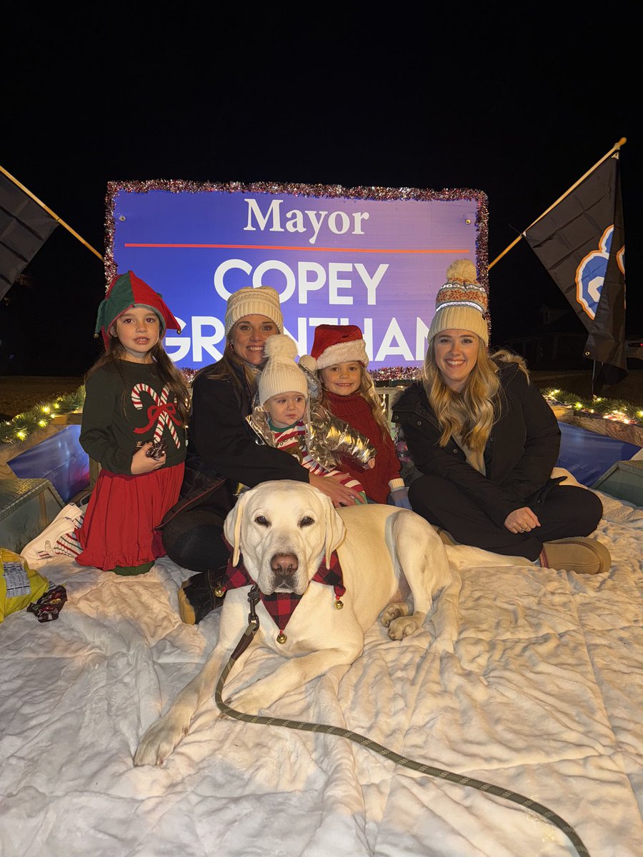 CopeyGrantham's tweet photo. Saltillo Christmas Parade 2024 was a success. Although Colton was too cool to ride with us, so proud to see him with the football team! Go Tigers. https://t.co/b8zMwipujf