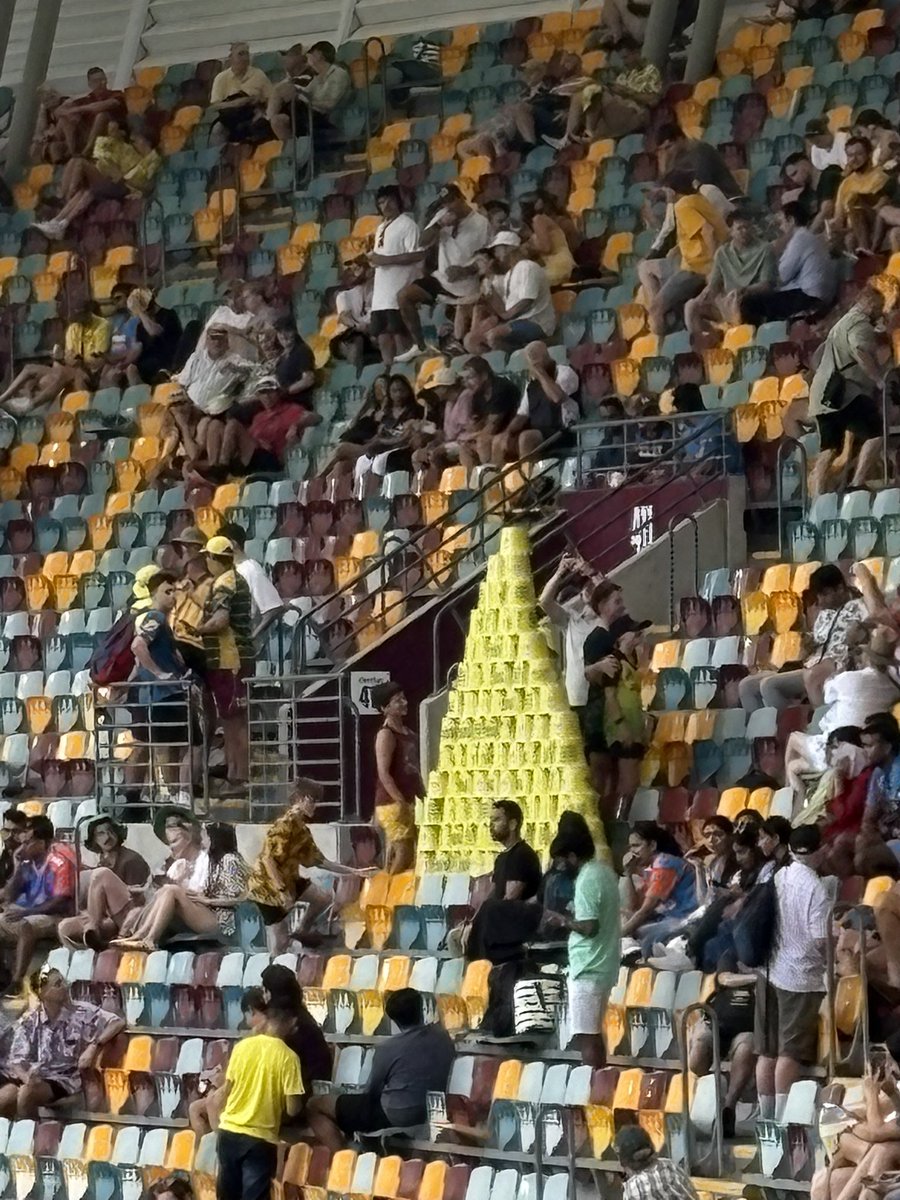 ttmathew's tweet photo. @gabba ways to spend time someone built this while the rain plays its game #INDvsAUS https://t.co/M4QcNvRmOE