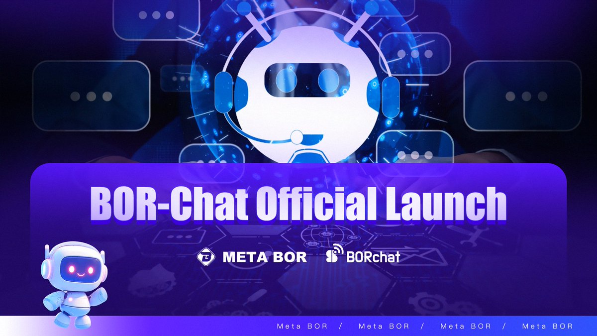 Meta_BOR's tweet photo. π BOR-Chat is LIVE!
Say hello to the future of decentralized social interactions! π
Experience seamless, secure, and censorship-resistant chatting today. ππ
#BORChat #BlockchainSocial #DecentralizedChat https://t.co/AWaws7qIXk