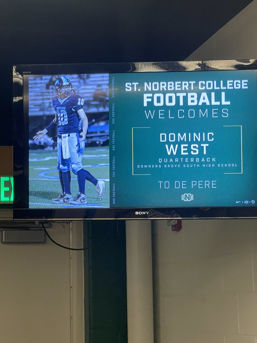 Dominic West (@dominic_10_16) on Twitter photo Thank you @JusinZWhite <a href="/d_coop1/">Dennis Cooper</a> and <a href="/CoachDanMcCarty/">Coach McCarty</a> for some great conversations today. Always great to see <a href="/donmaslinski/">don maslinski</a> and all of <a href="/SNCfootball/">St. Norbert Football</a>. Thank you @JusinZWhite <a href="/d_coop1/">Dennis Cooper</a> and <a href="/CoachDanMcCarty/">Coach McCarty</a> for some great conversations today. Always great to see <a href="/donmaslinski/">don maslinski</a> and all of <a href="/SNCfootball/">St. Norbert Football</a>.