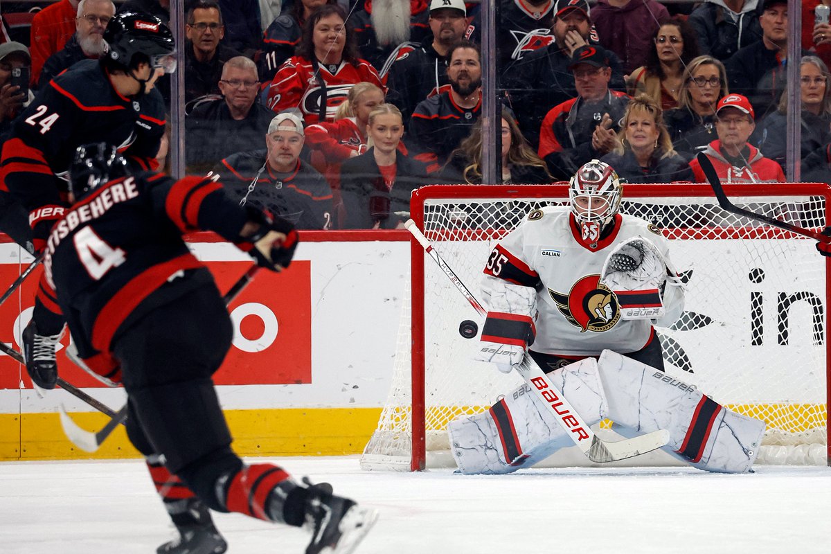 Senators Linus Ullmark: Last 6 games 

Record  5-0-1 
GAA 1.48 
Save %  .954

#GoSensGo