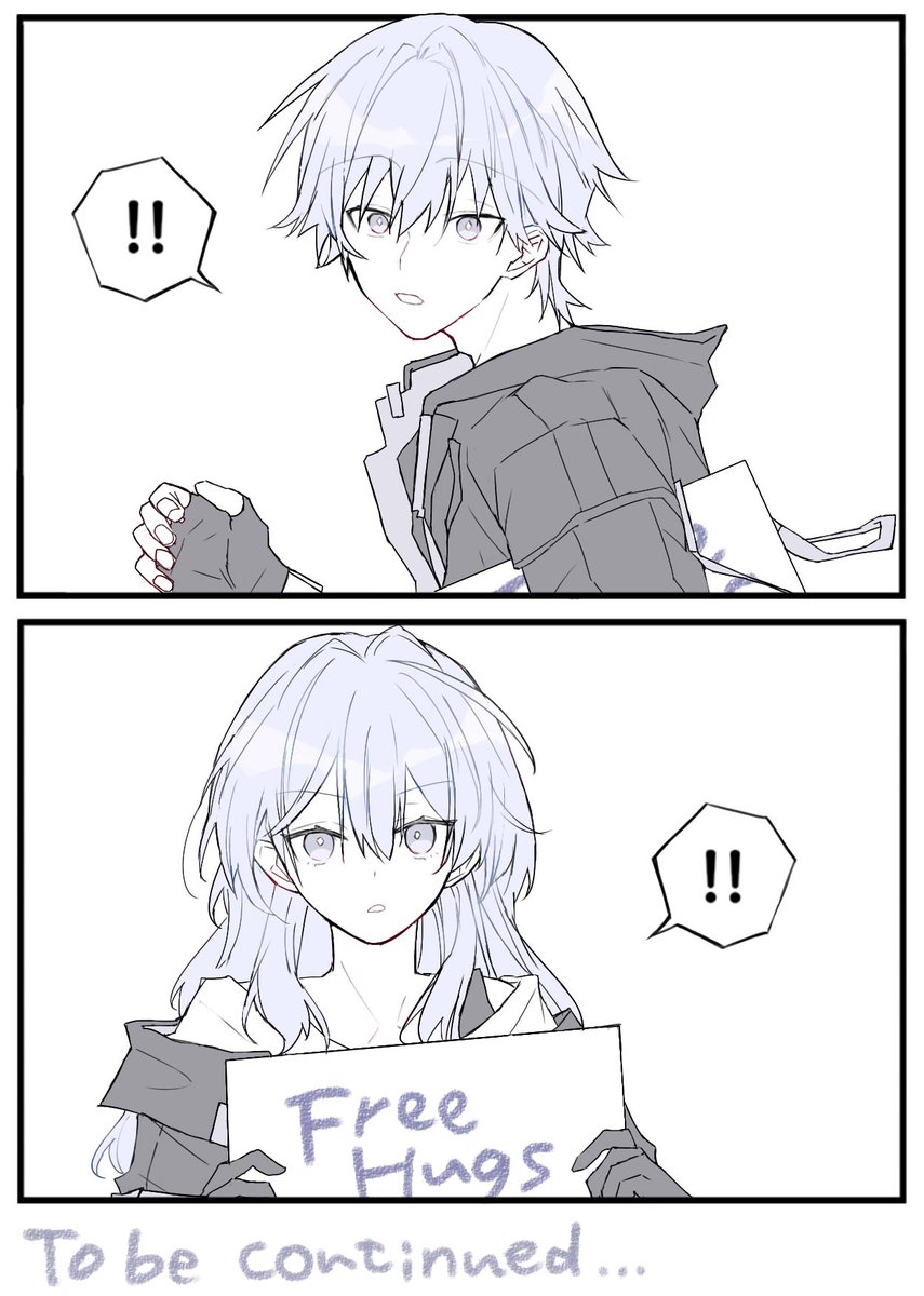 iiiiiiitto_all's tweet photo. #今年も残りわずかなので今年一番伸びた絵を貼る 
穹くんとフリーハグするやつでした💮 https://t.co/ltQSQcddo8