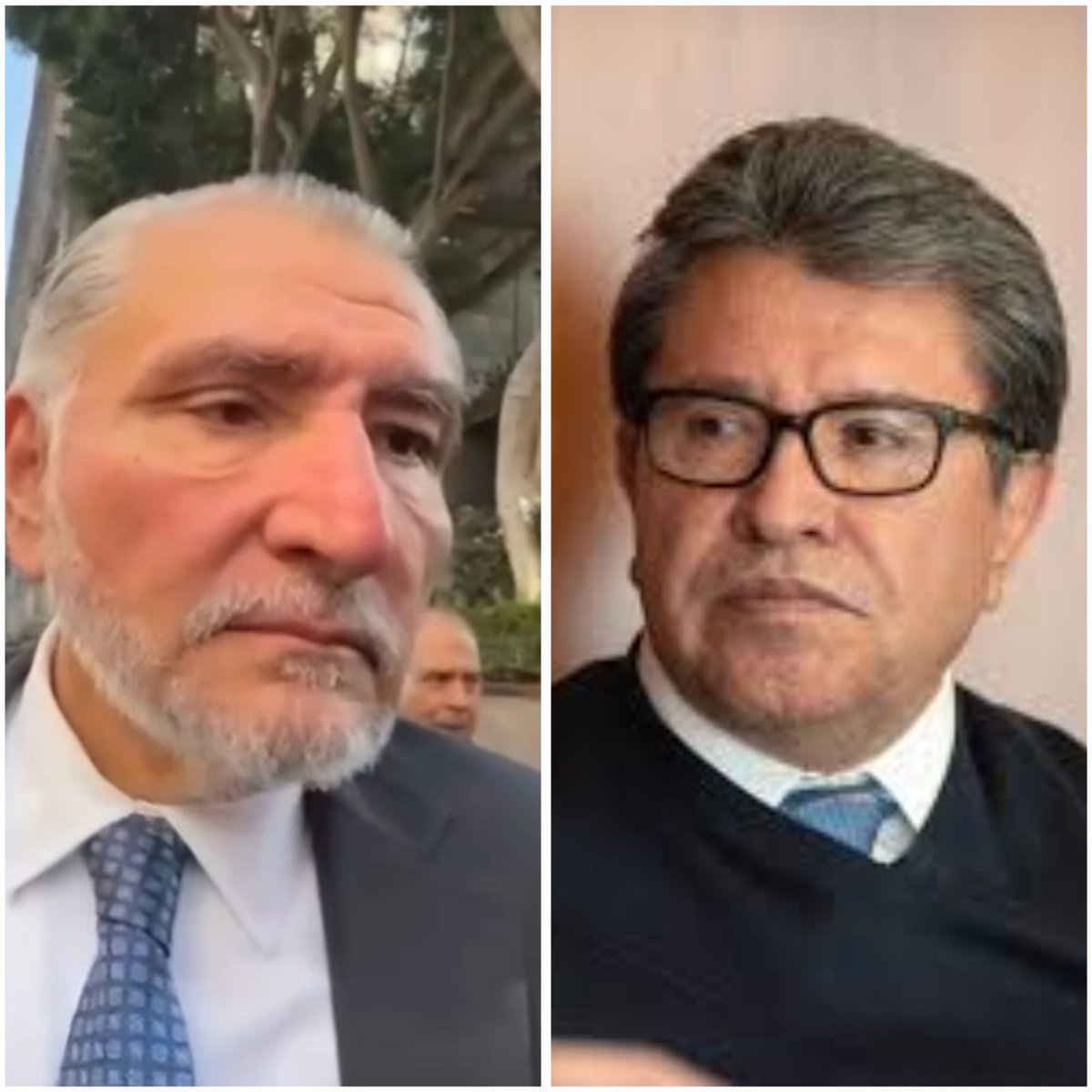 SGarciaSoto's tweet photo. PRIMER ROUND  @adan_augusto VS. @RicardoMonrealA. El líder del @senadomexicano molesto e iracundo porque le recortaron el Presupuesto a los senadores acusa que hay contraros extraños por resguardo de archivos con empresas fantasma y contratos incumplidos de elevadores, y amenaza con presentar denuncias contra la administración de Monreal en el Senado. El líder de @Mx_Diputados le responde de inmediato que no se recortó el presupuesto a los senadores, que les dieron 150 mdp más y califica de   "falsedades e infundios" los dichos de Adán porque, afirma, que todos los contratos de su administración en el Senado fueron auditados y habla de ataques políticos desde su propio partido, al tiempo de retar a Augusto a presentar las denuncias que amenazó en su contra. Choque de Morenos.