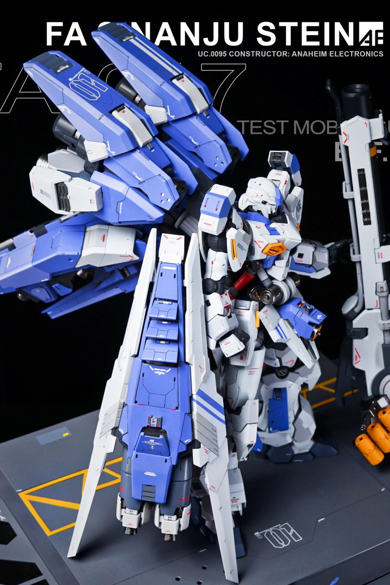 JDGunpla's tweet photo. UC 0095 
FA-017 FA SINANJU STEIN
Constructor: ANAHEIM ELECTRONICS 
E.F.F HEAVILY ARMED TEST MOBILE SUIT https://t.co/cQ3gmids8o