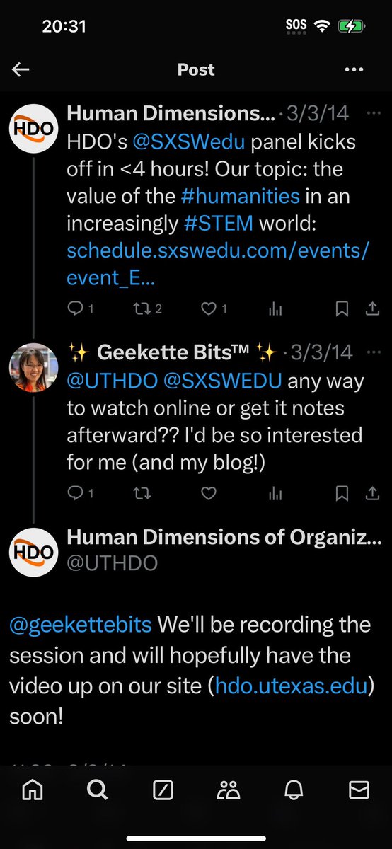 geekettebits's tweet image. So I did a thing! I graduated today from UT’s @UTHDO program! @abmarkman informed me the value of the program, here’s the first tweet I found when I posted about the program but I know you taught me earlier!