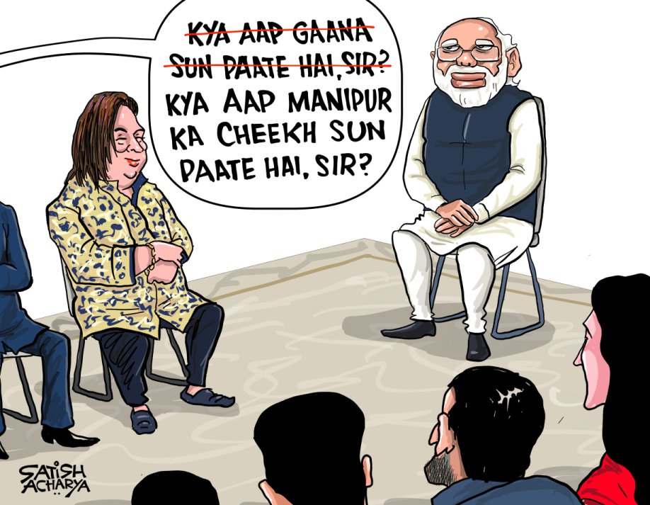 Facing the tough questions.