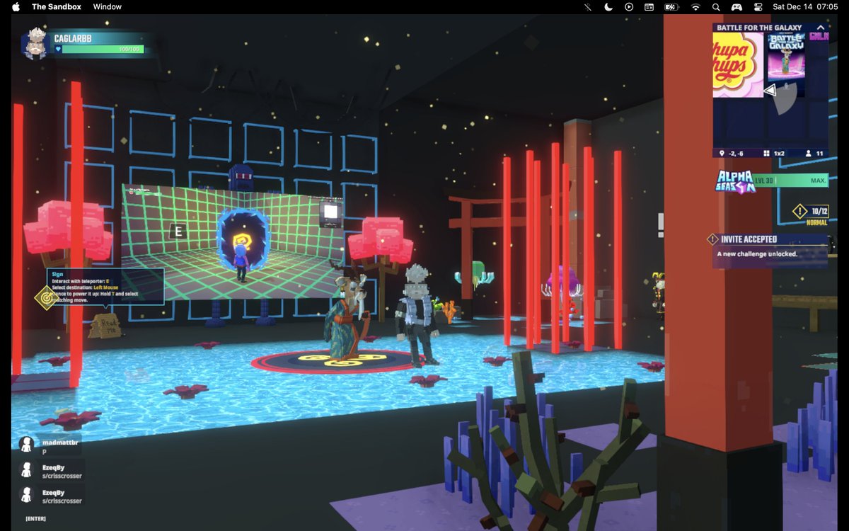 BerkmanCaglar's tweet photo. Training at the Battle of Galaxy Dojo in @TheSandboxGame. Preparing to defend the universe, one punch at a time! 🥋🌌 @dancefightapp https://t.co/5tsK96keZJ #TheSandbox #AlphaSeason4 #AS4SocialChallenge https://t.co/SoPGRXQ6nH