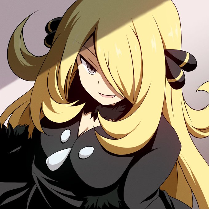 サムネで描いたシロナさん 