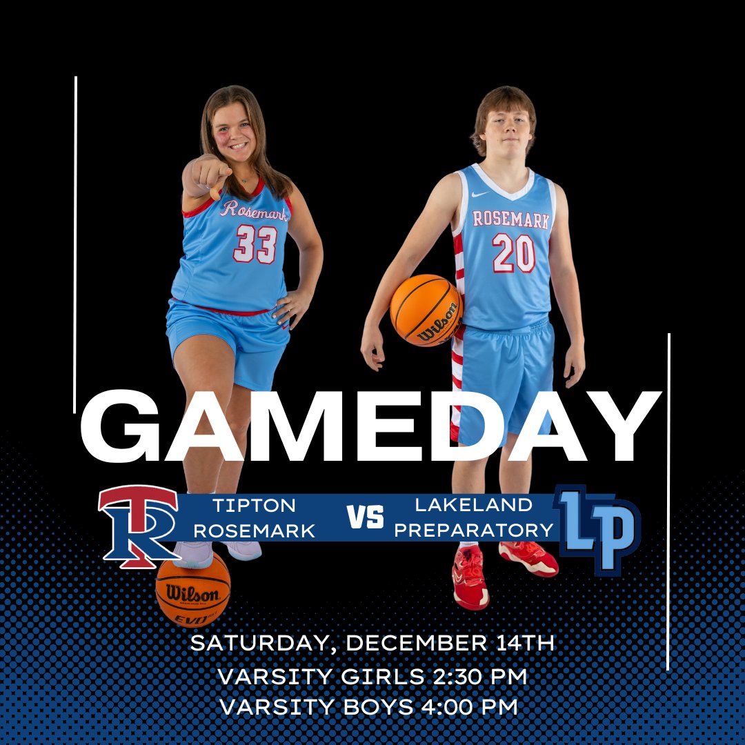 TRA_Basketball's tweet photo. Support Rosemark basketball as they travel to Lakeland Prep. https://t.co/uOPENMVxQu