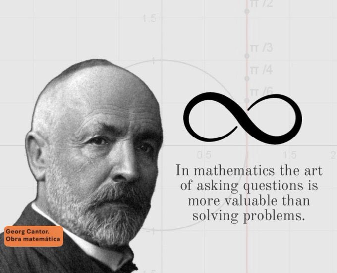 For many people, the idea of infinity means something without end, unlimited and universally same-sized. But Georg Cantor, through his work on set theory, demonstrated that there are hierarchies of infinity—some infinities are indeed "larger" than others. ✍️